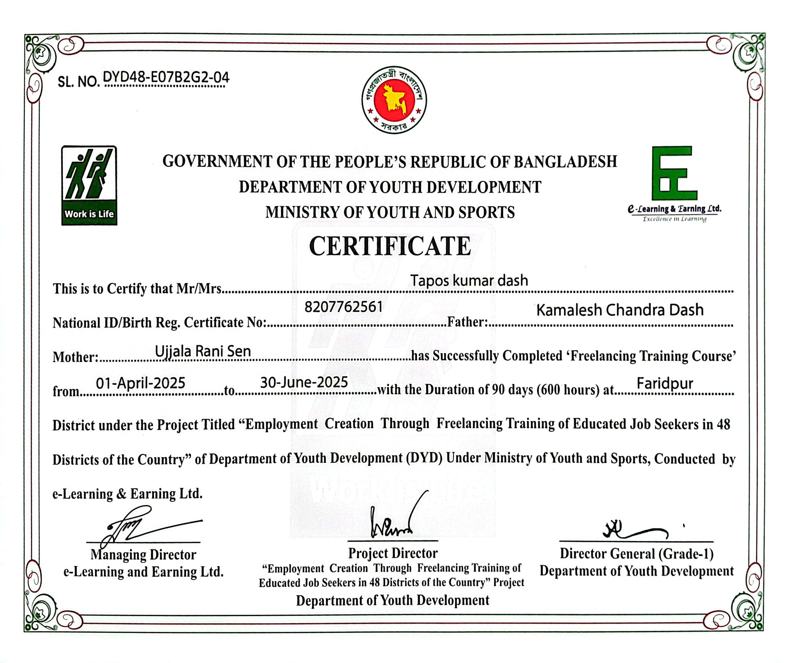 Freelancing Training Course (600 Hours)